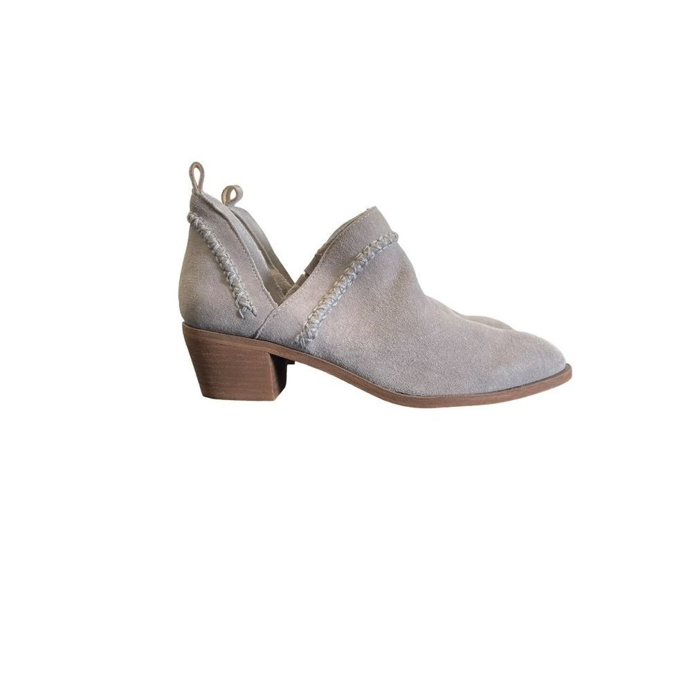 SOLE Society So-Nikkie Suede Booties in Gray Size 8 1/2M - Picture 2 of 6